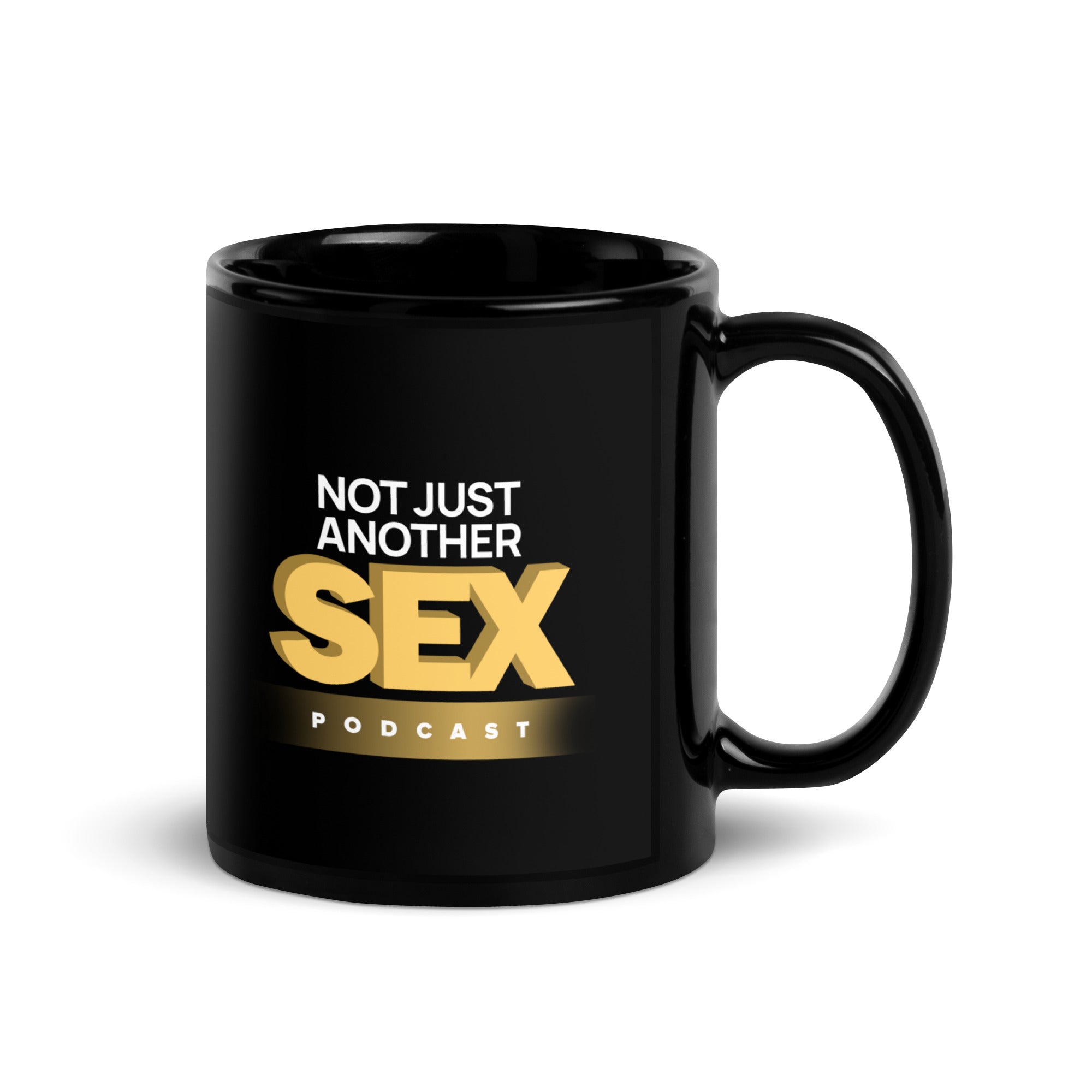 Not Another Sex Pod Black Glossy Mug – S.E. Products