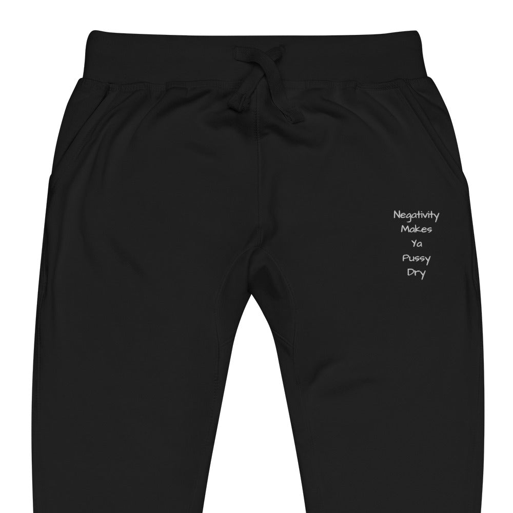 NMYPD Unisex fleece sweatpants (Black)