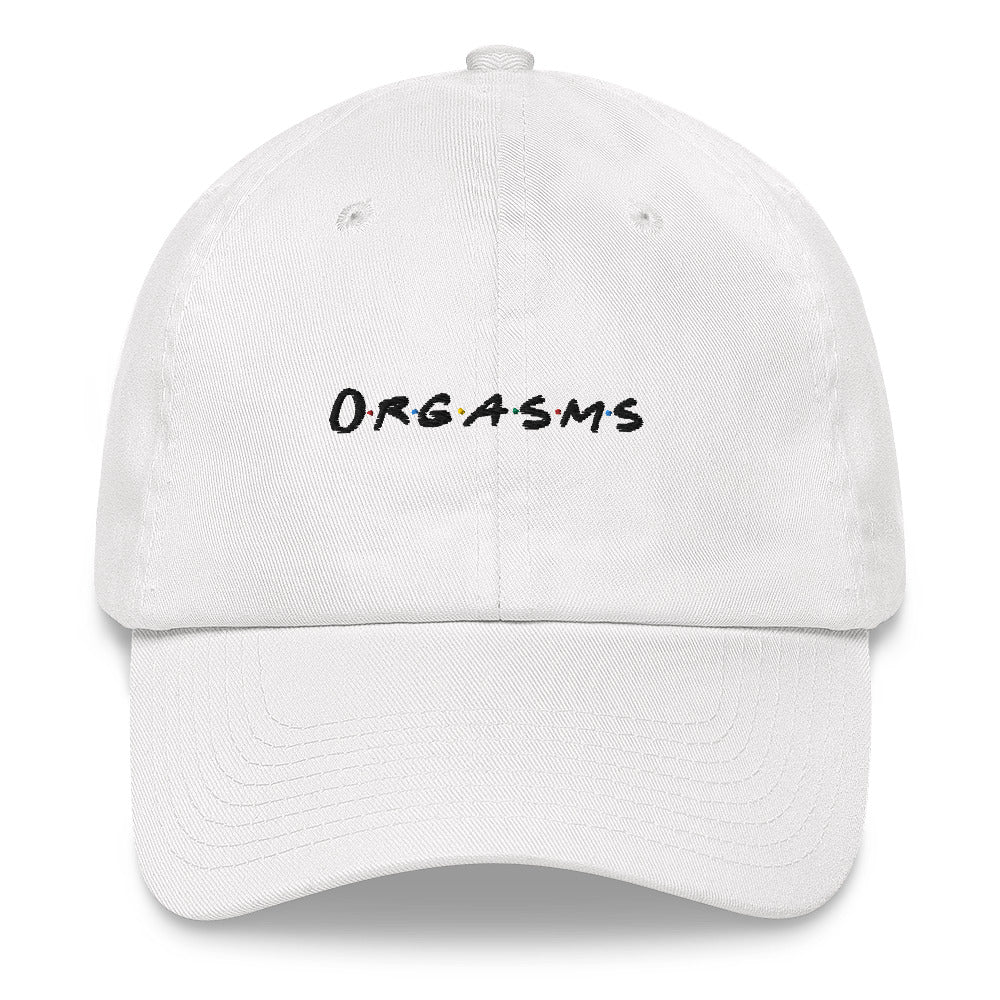 ORGASMS Dad hat (White)