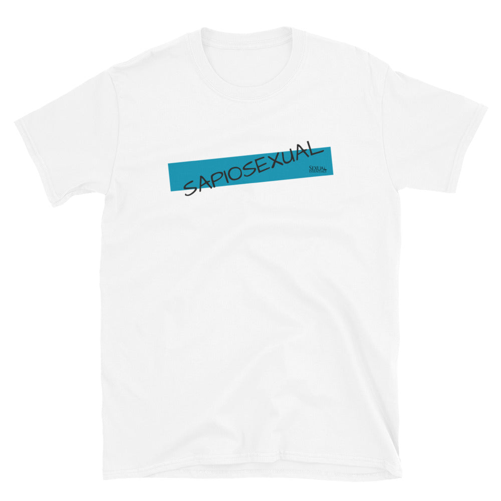 Sapiosexual White/Grey Unisex T-Shirt